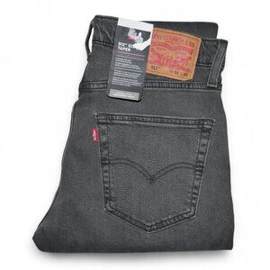 Levis 512 Men's Slim Taper Fit Jeans Gray Wash Denim Size 31x32 NWT
